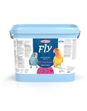 Raggio Di Sole Fly TH Papakeet Karidesli Polenli muhabbet kuşu maması  4 kg 